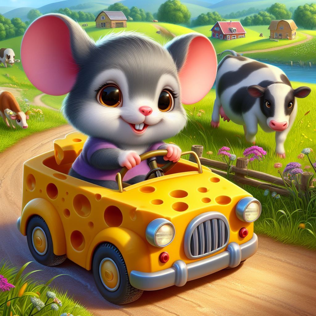 Mouse and cheese car