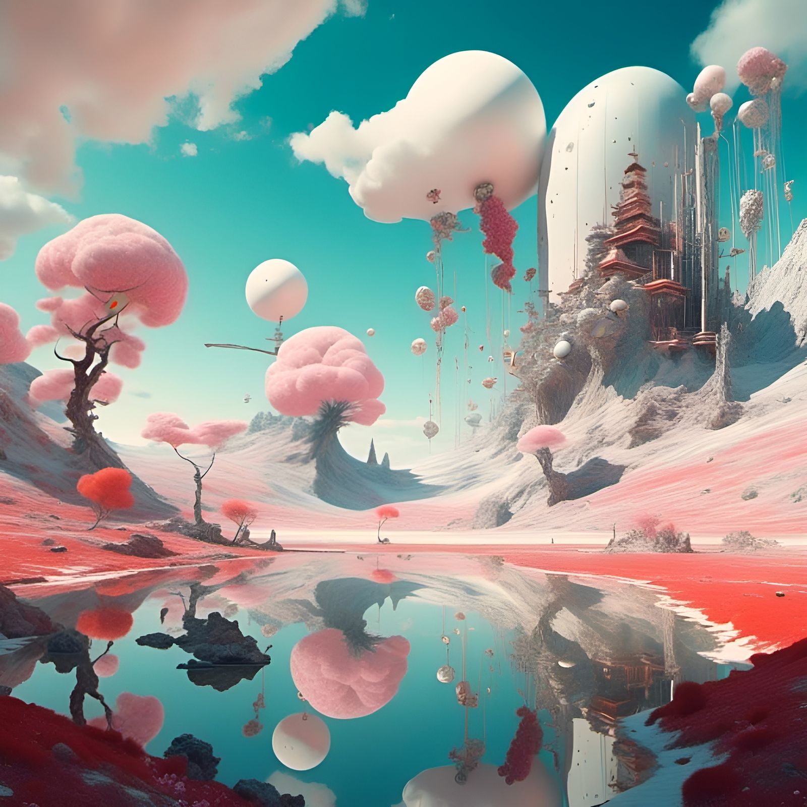 Surreal landscape <lora:LapiSurreal:1.0> 
