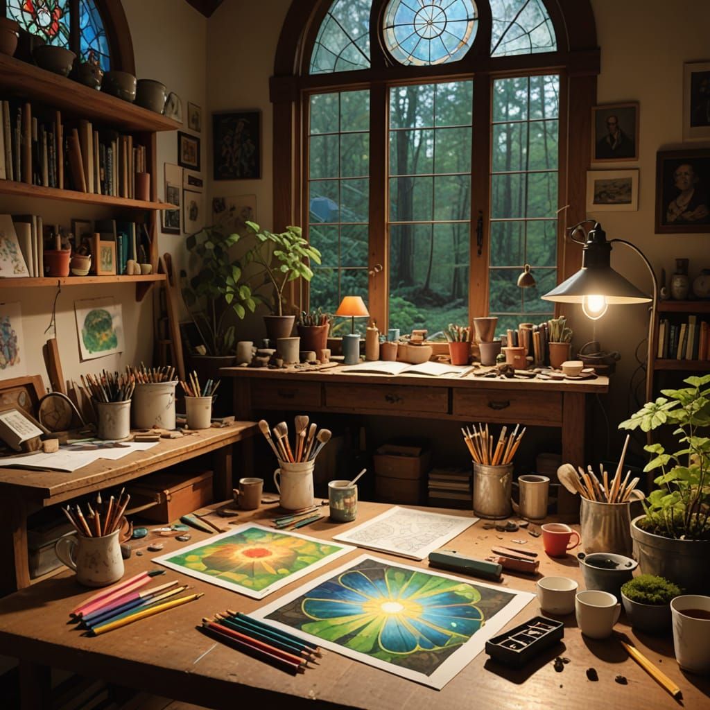 The Whimsy Table of Wild Ideas  by @C Santa