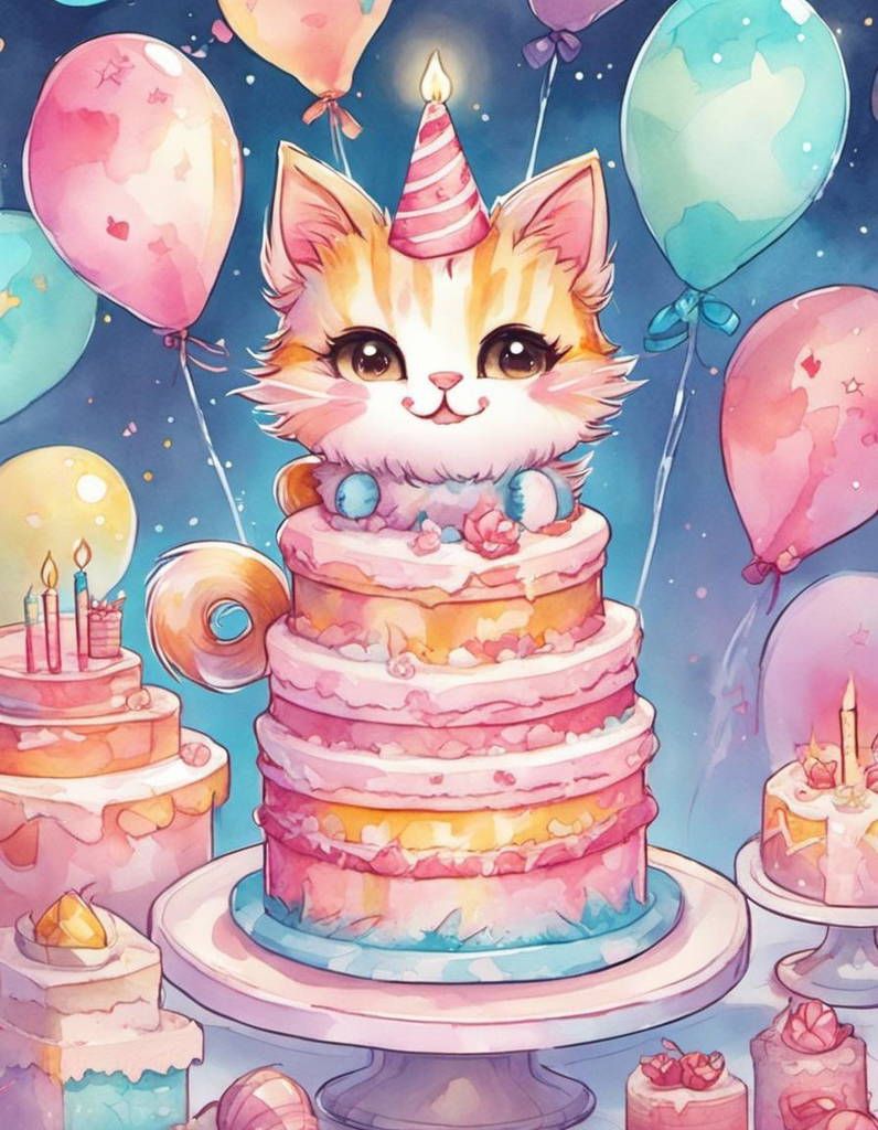 Happy birthday cat 13