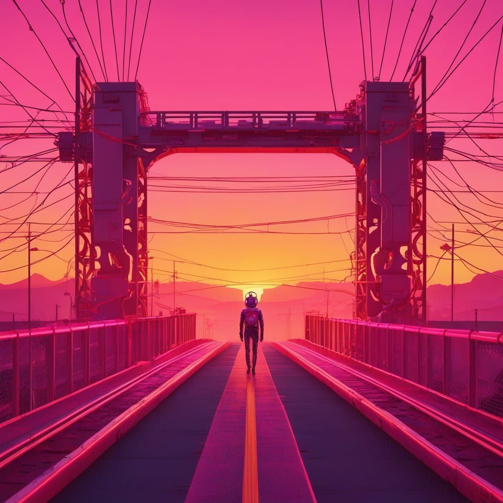 Following the power lines