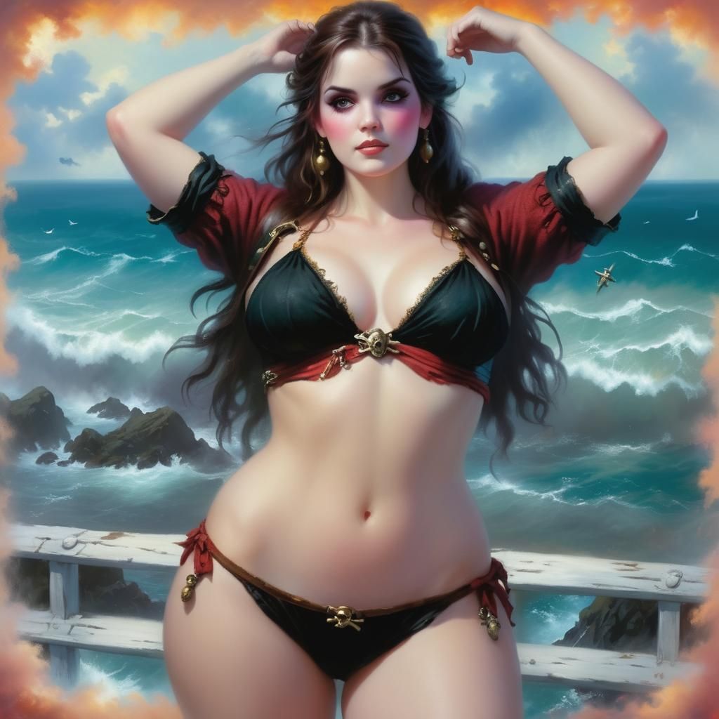 Beautiful pirate 
