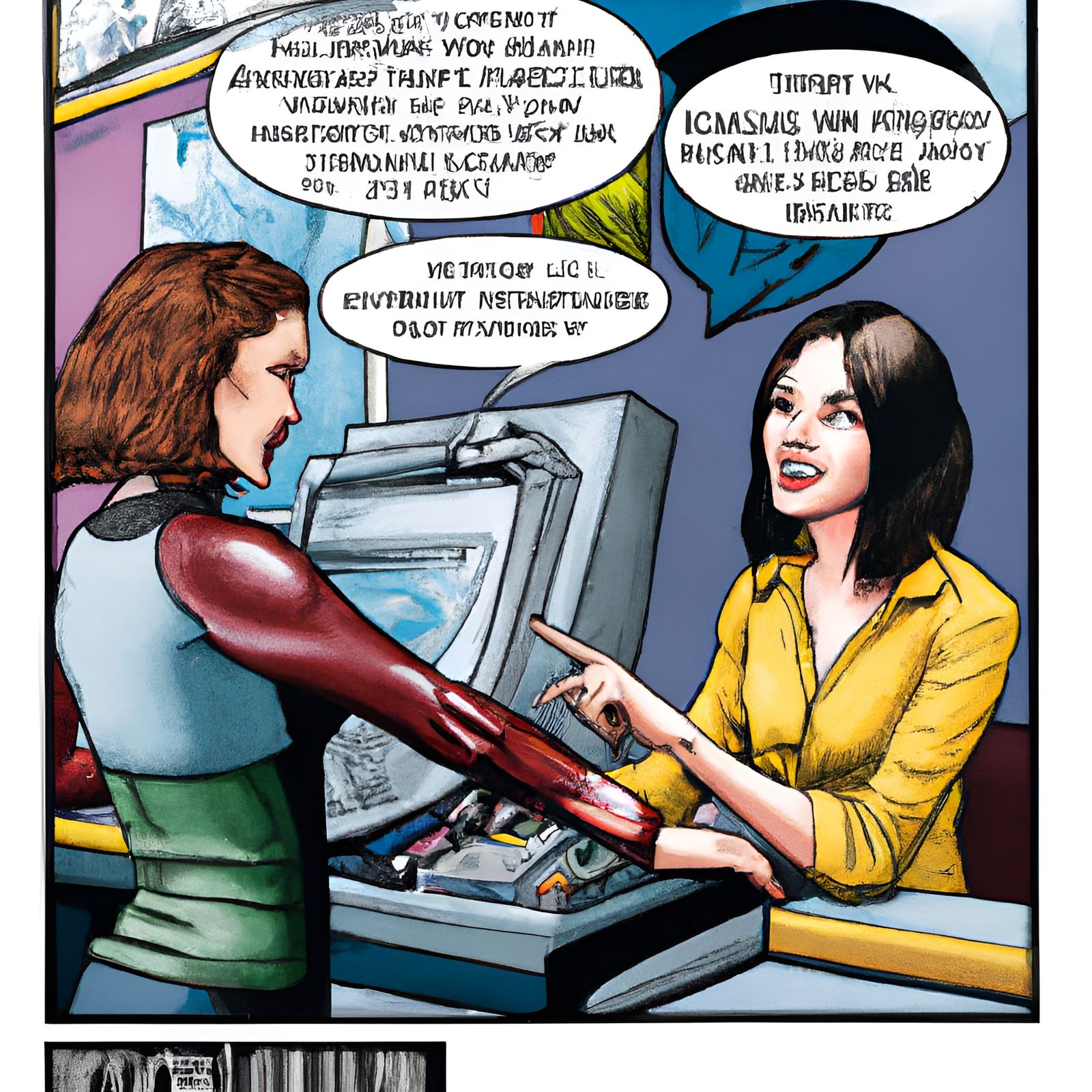Becca buys a Synclavier from EZ Pawn, intricately detailed M...