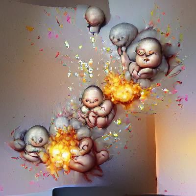 exploding babies