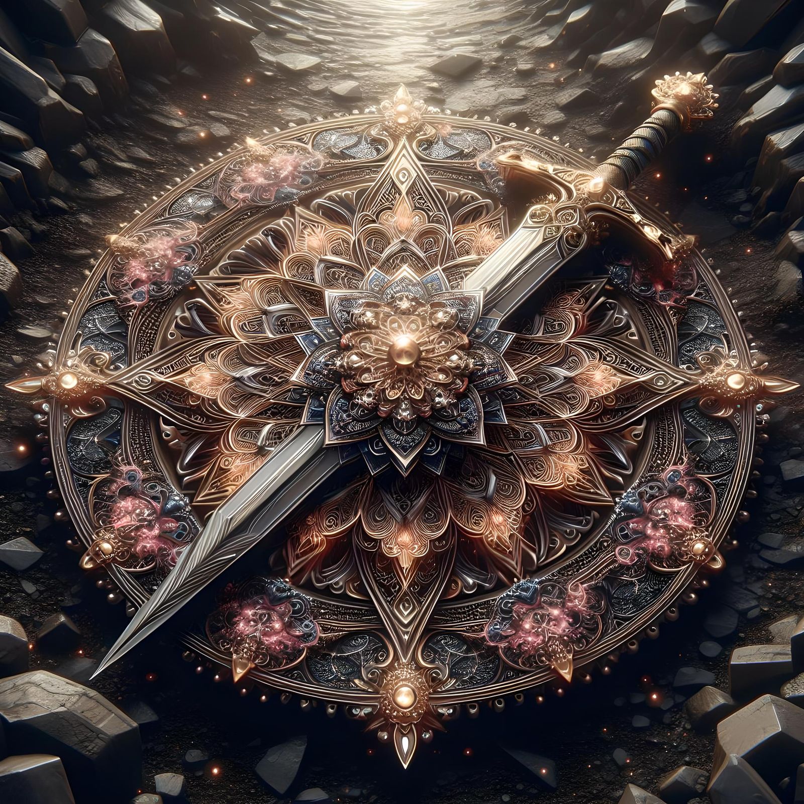 Mandala Sword and Shield