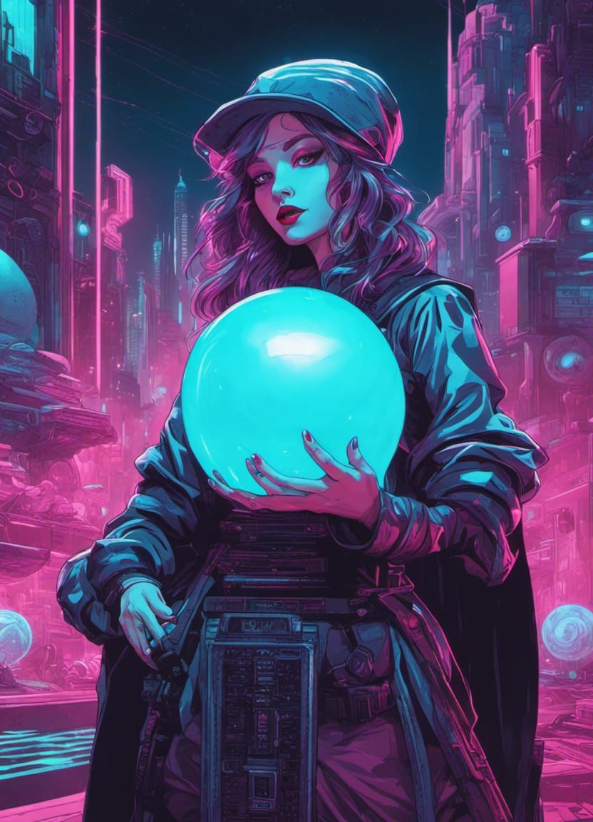 Neopunk CyanBall Witch