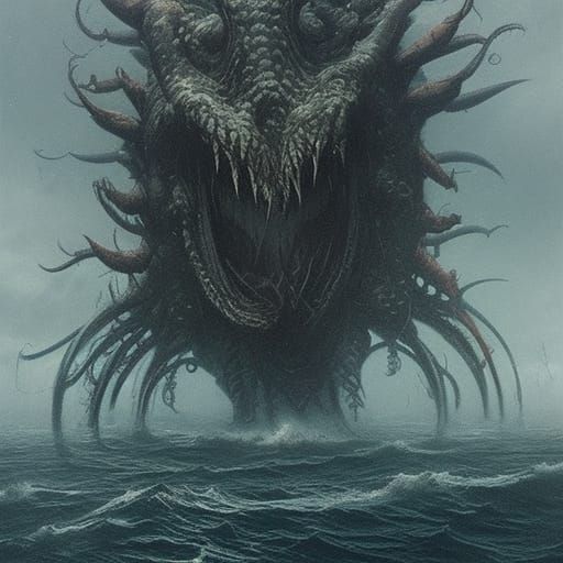 KRUMPUSS WATER DEMON SEA SERPENT
