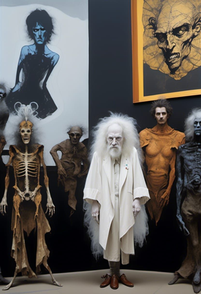 Vampiric Tinfoil Snarl in Watercolor and Ink