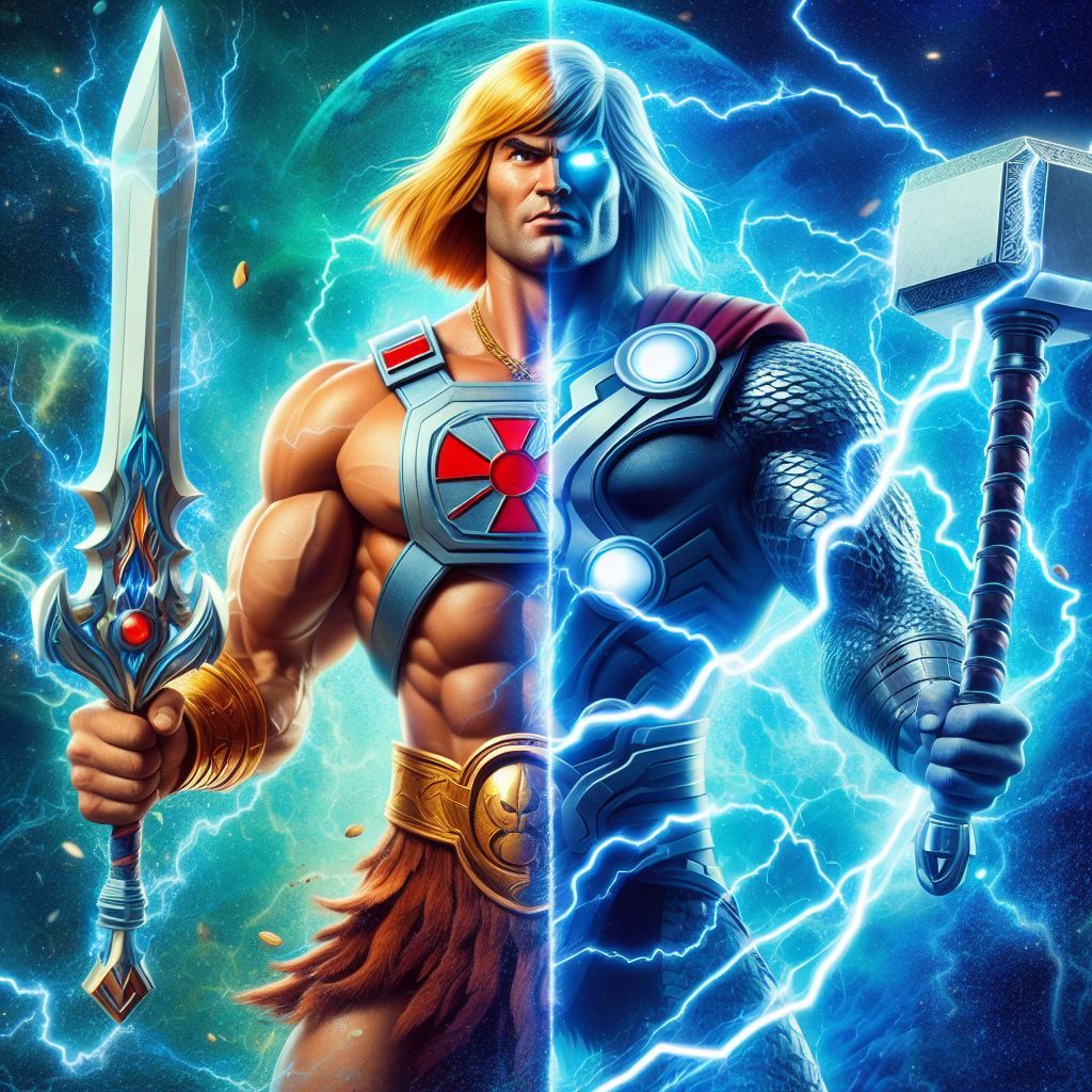 fusion of He-Man and Thor