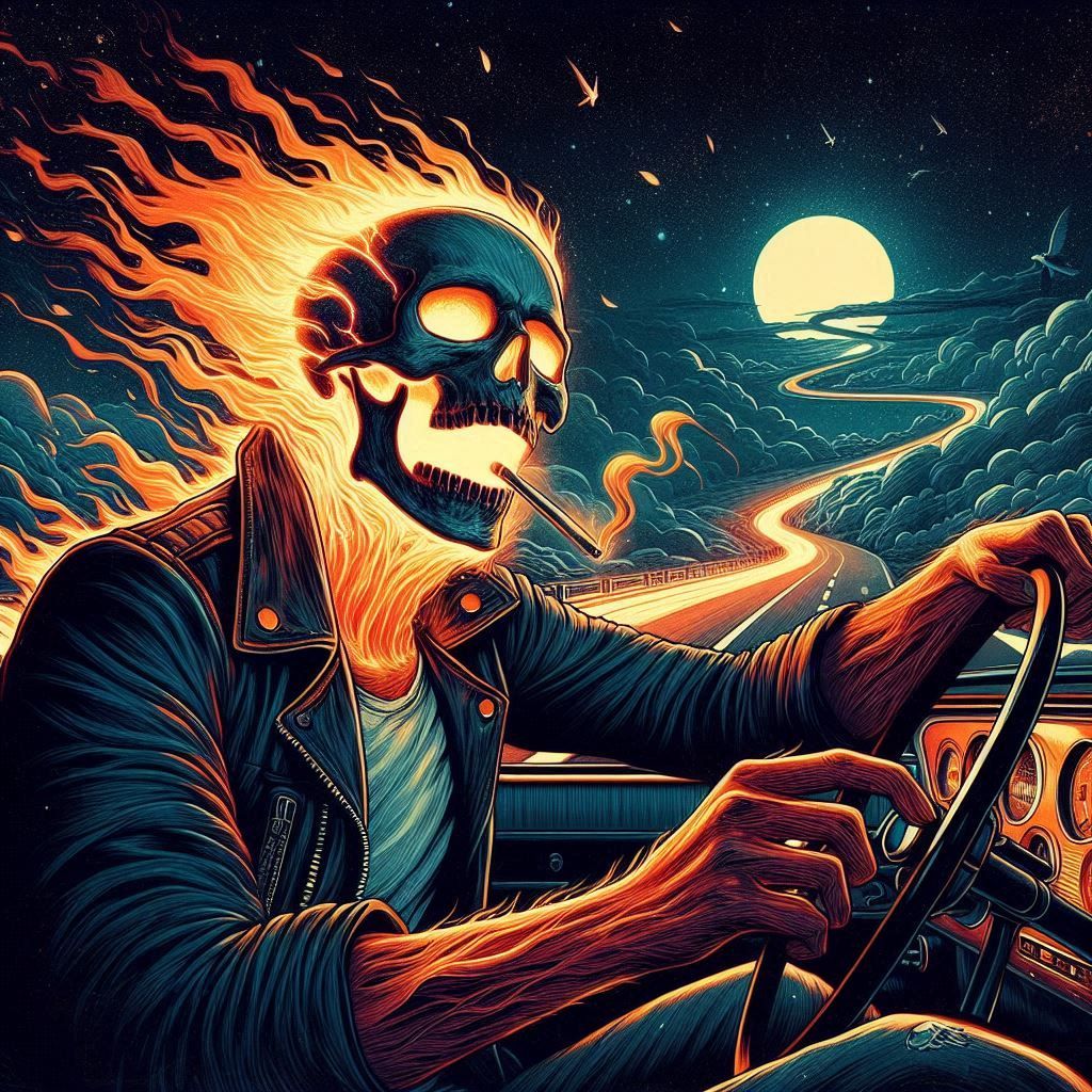 Give me one last ride on a sunset sky lane