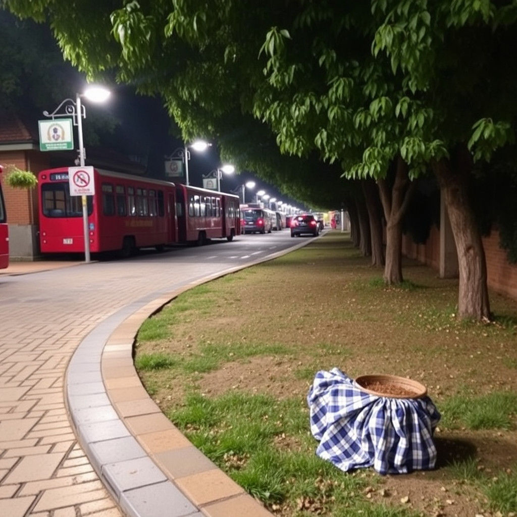 Idyllic River Landscape Painting with Wildlife