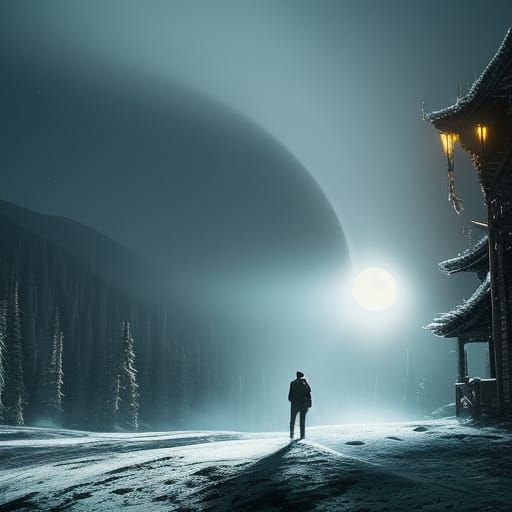 Blinding Moon Light