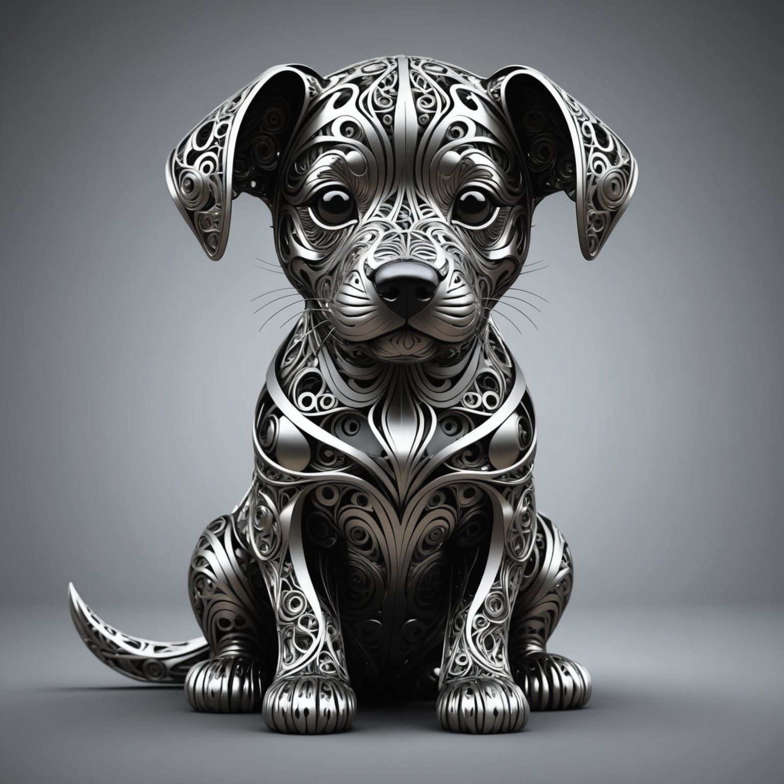 Metal puppy