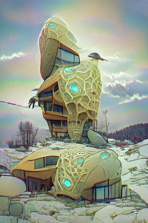 THE BIO-MINERAL AUTONOMOUS HOUSE WITH A CLEAVER ARTIFICIAL I...