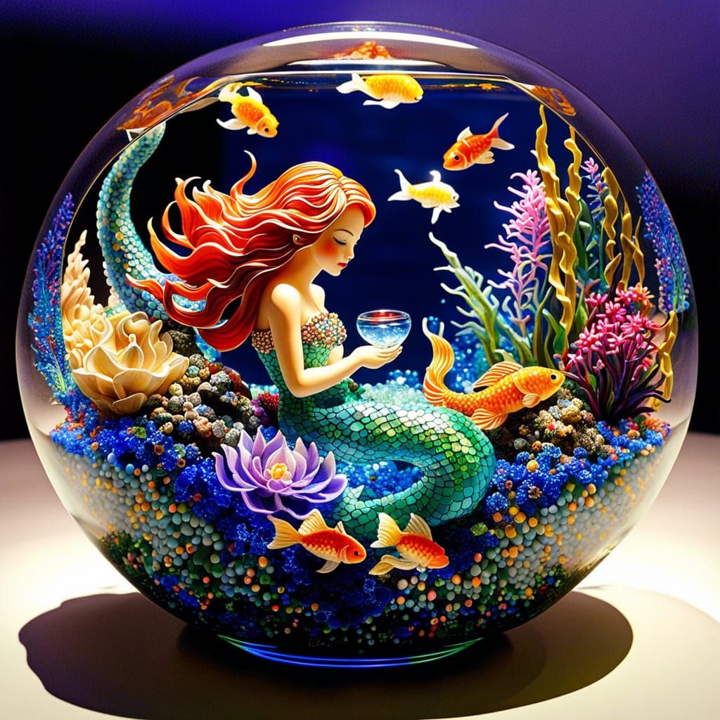 Water jar in a water jar
