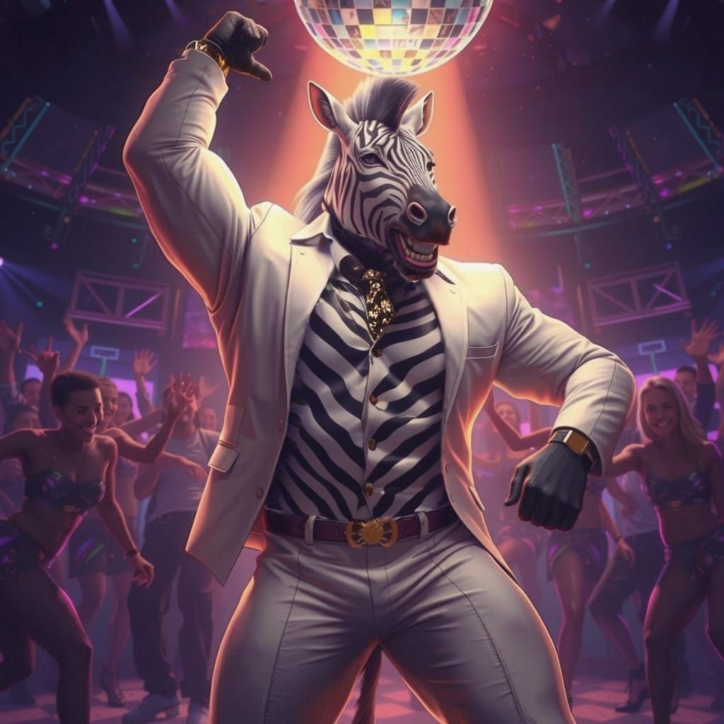 Disco Zeb, King of the Dance Floor  by @Marduk