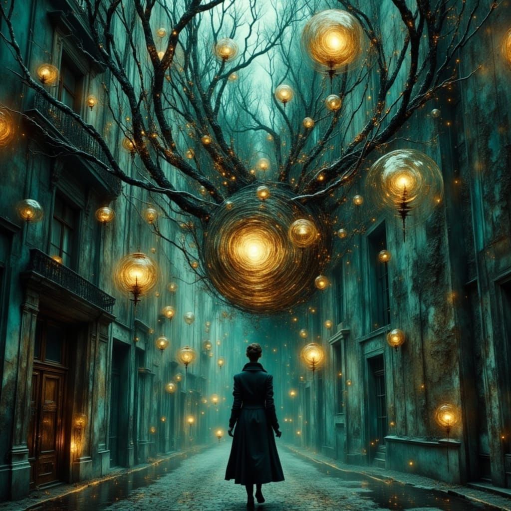 Gothic Sci-Fi Landscape in Unreal Engine Style