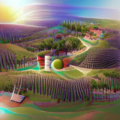 Toscany vineyard