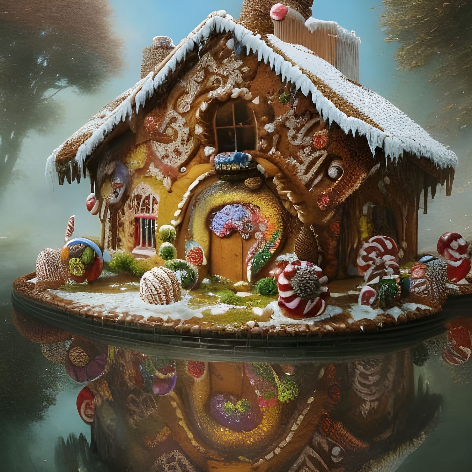 Gingerbread house   by @Meck