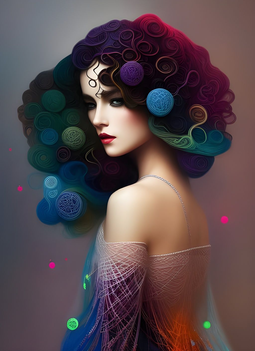 Colorful Balls of Yarn