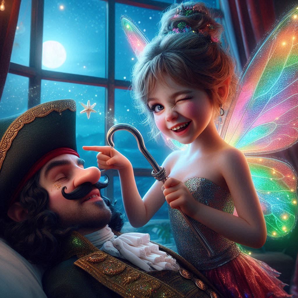 Mischievous Fairy loves ... err put that hook down!