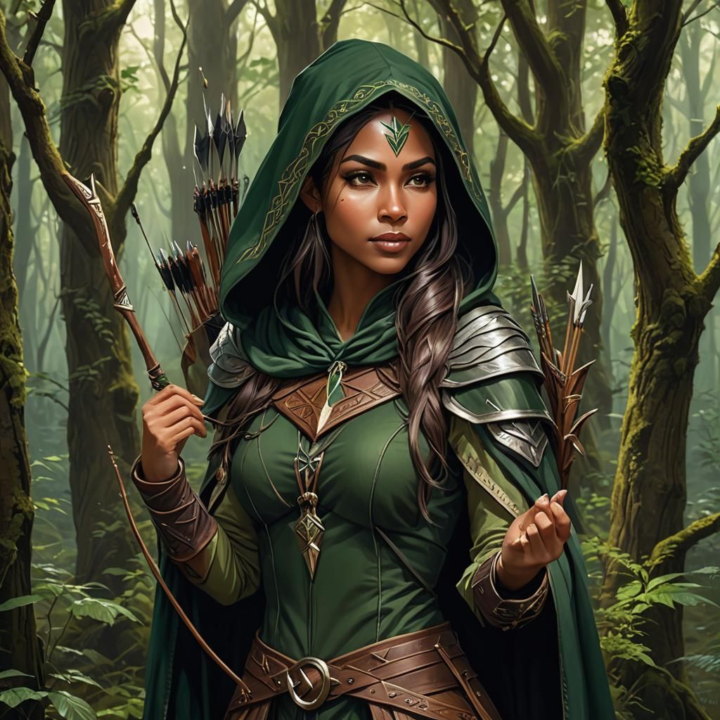 Woodland Archer 2 - AI Generated Artwork - NightCafe Creator