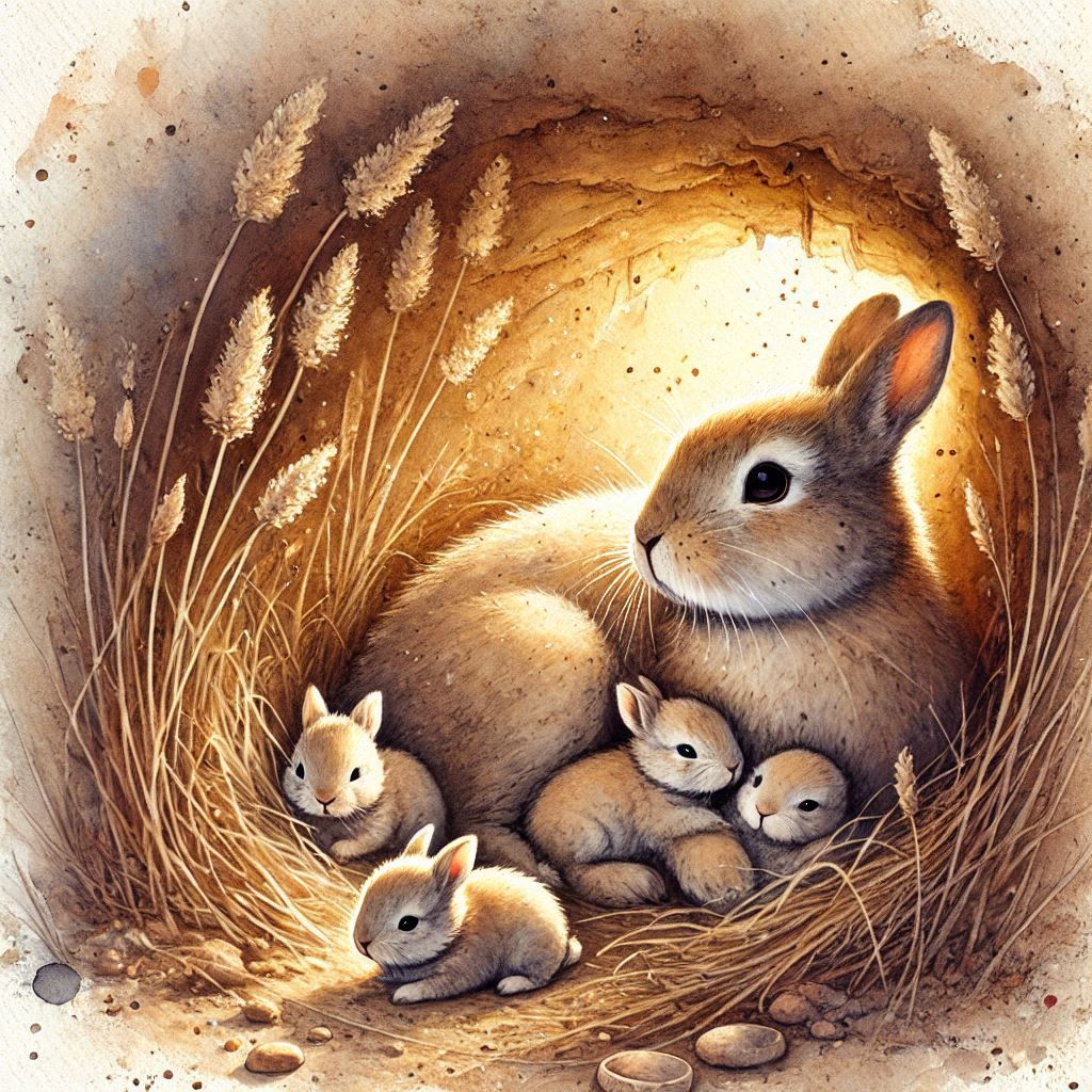 Home Sweet Burrow  by @Nocturnal Dreamer