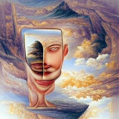 The self illusion - AI Generated Artwork - NightCafe Creator