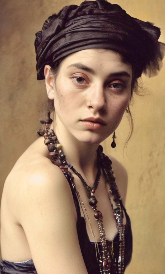 A “Bohemian” woman circa 1900