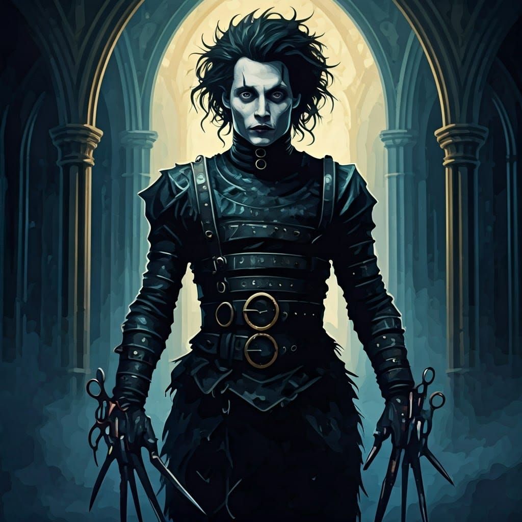 The magnificent Edward Scissorhands.