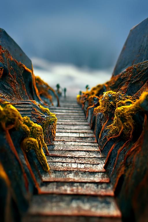 Steps leading down to the underworld