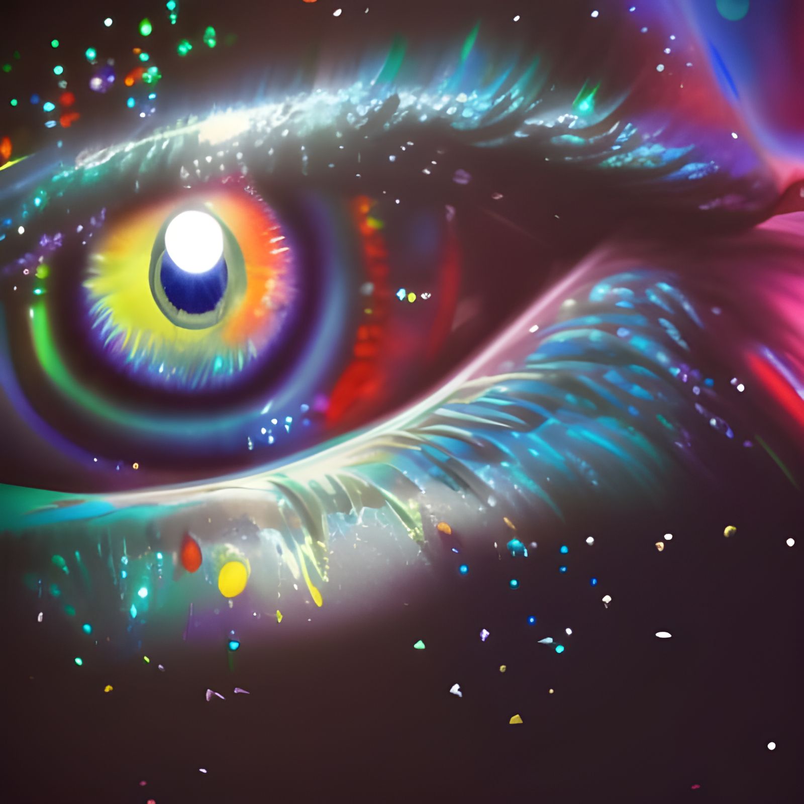 Cosmic eye - AI Generated Artwork - NightCafe Creator