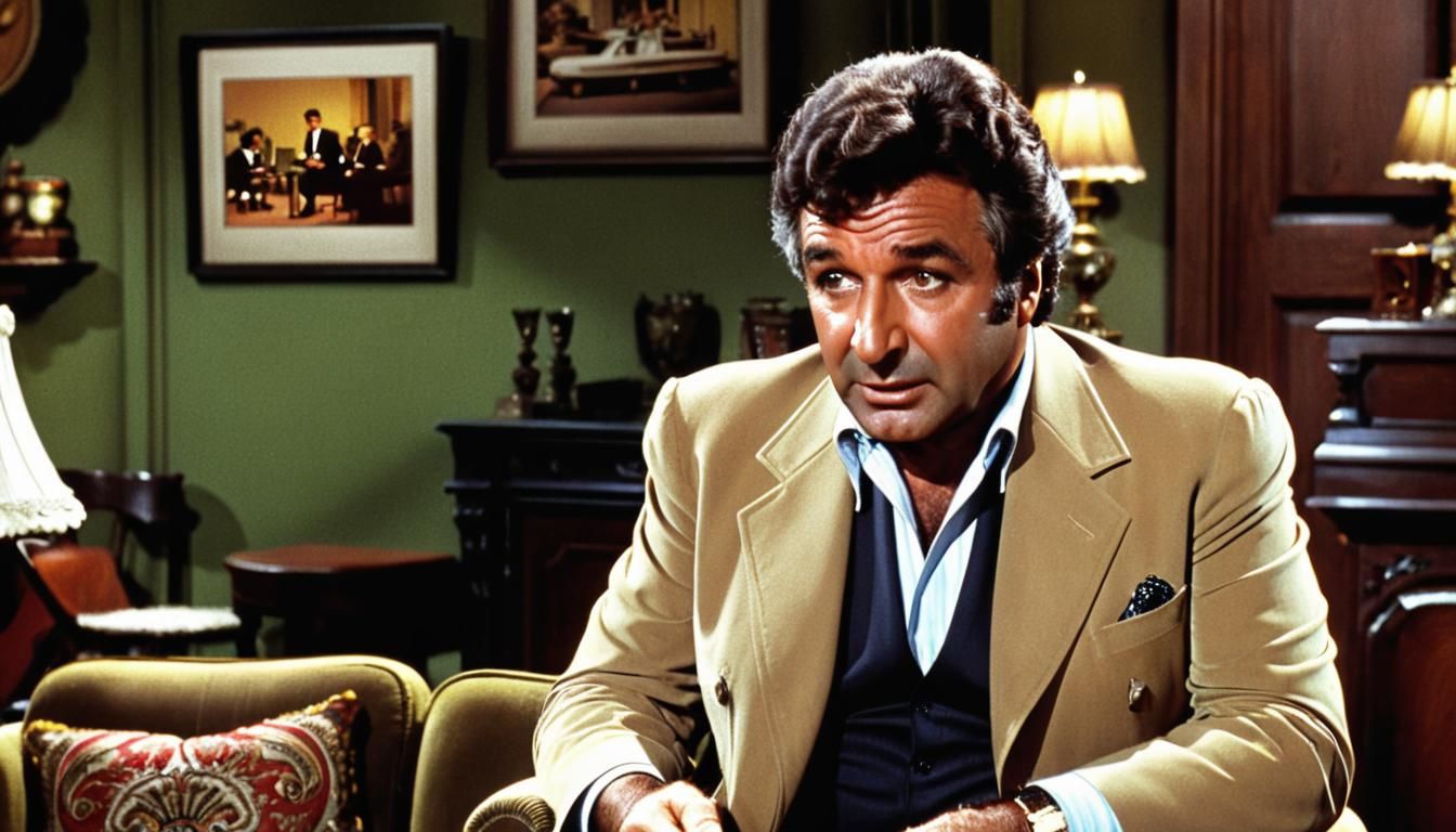 Lieutenant Columbo (Peter Falk) talking the suspect into conviction  by @Alan Elsam