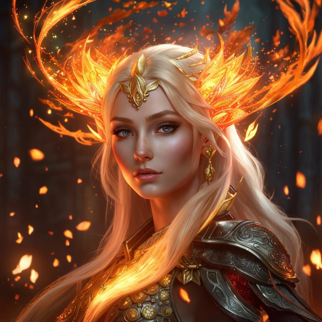 Rekia, Daughter of the Fiery Throne - AI Generated Artwork - NightCafe ...