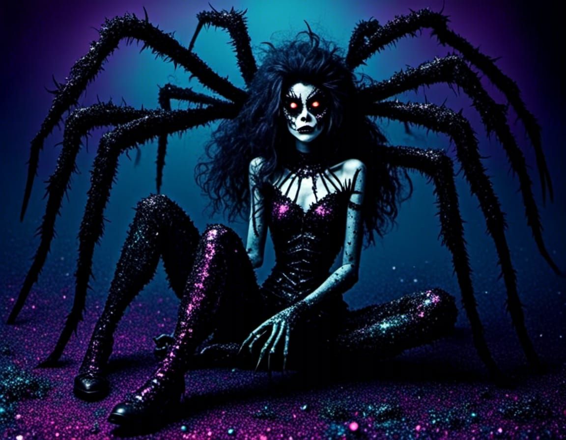 purple spider woman