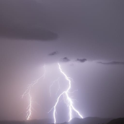 Rainy day, with Lightning