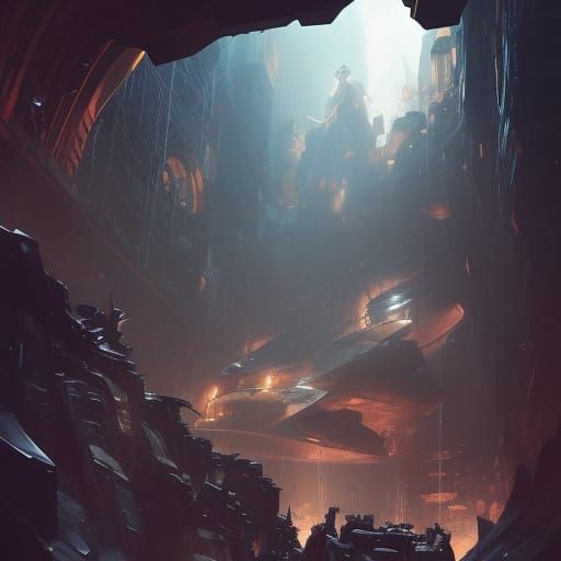 The Bat Cave - AI Generated Artwork - NightCafe Creator