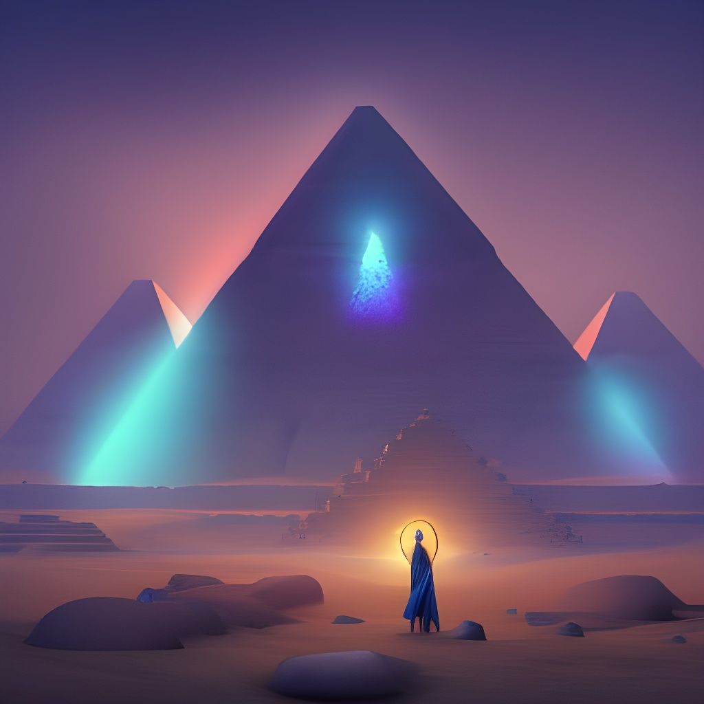 A Spirit's View of the Pyramids  by @MontyJ