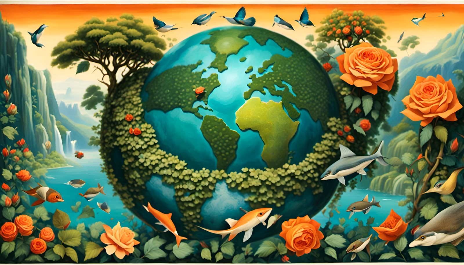 biogeographic menagerie encompassing a variety of ecosystems...