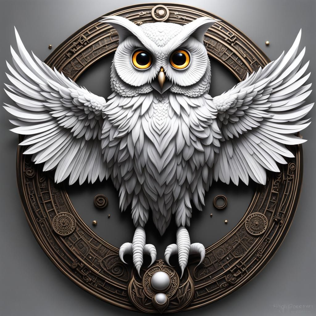 Goetia owl god ::graceful::delicate:: beautiful :: shades of...