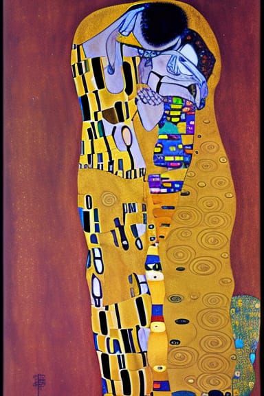 female art inspired by Gustav Klimt