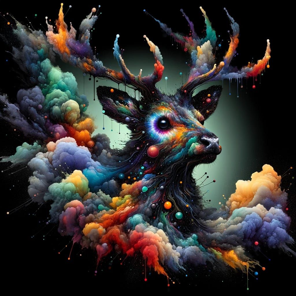 Colorful Reindeer