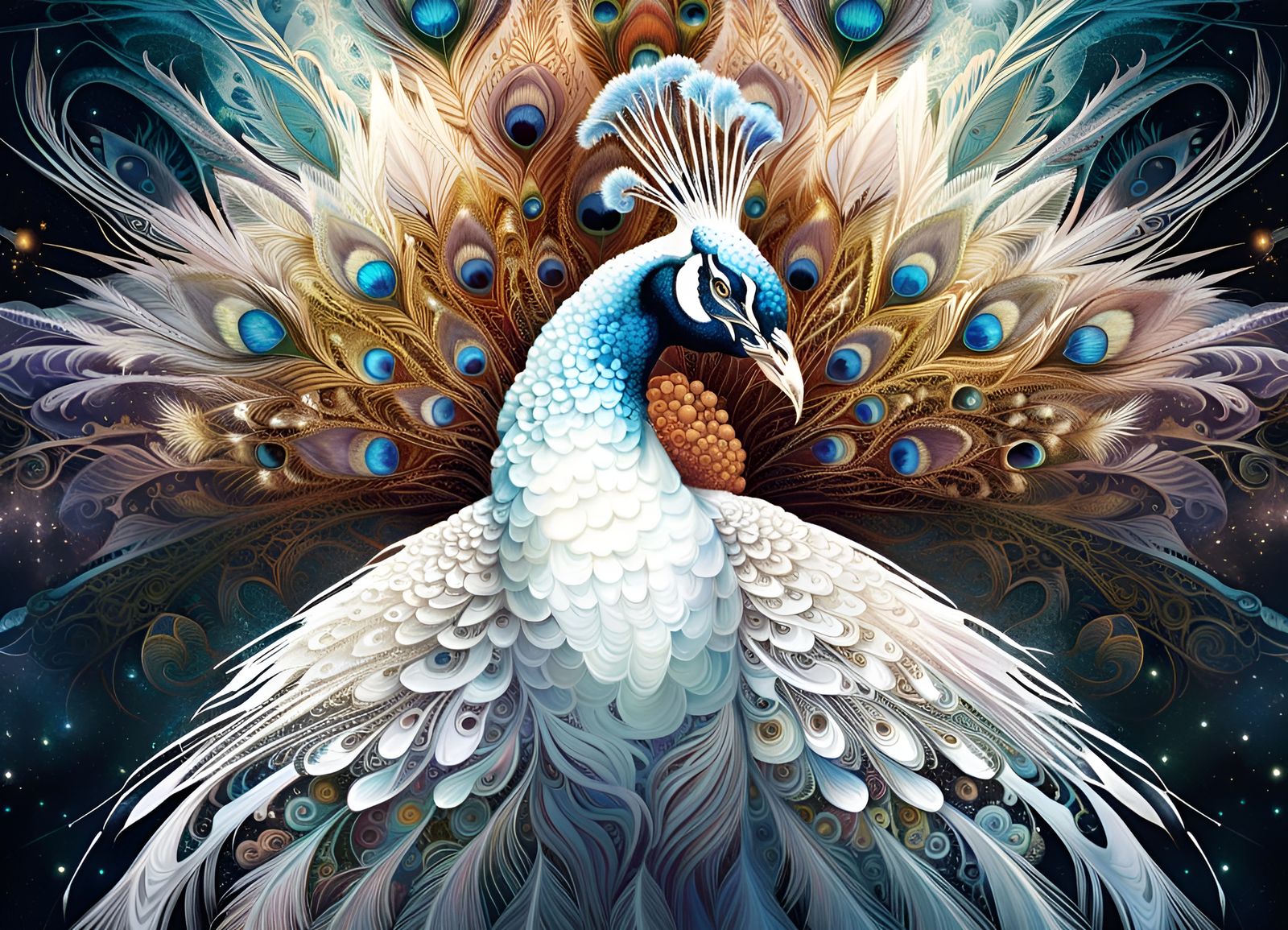 Peacockery  by @Qullianna Q