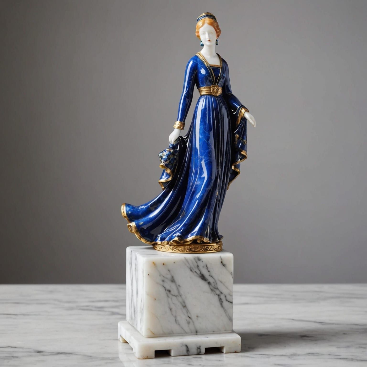Enameled Lady.