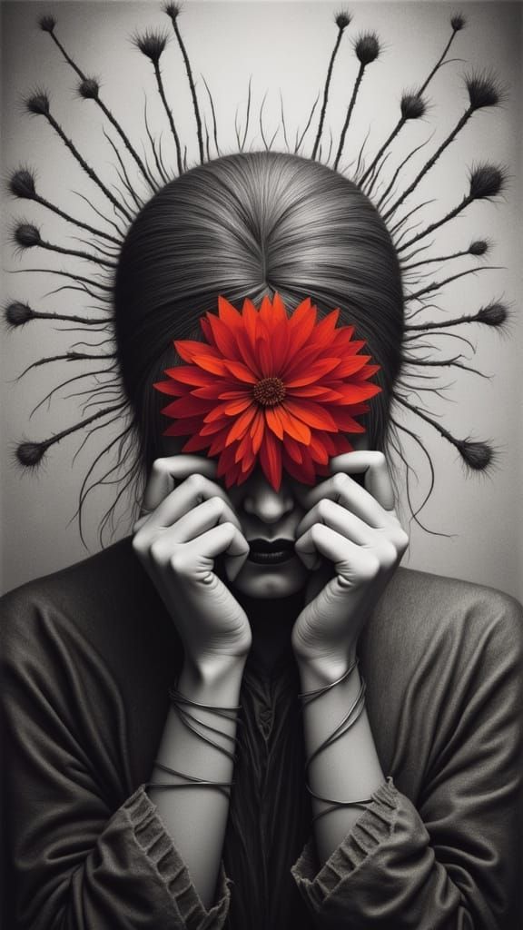 <lora:Dark Beings:1.0> Shadows and light make patterns within the  mind , black and white   mystical and poetic dreamlike Paul Klee, surreal...