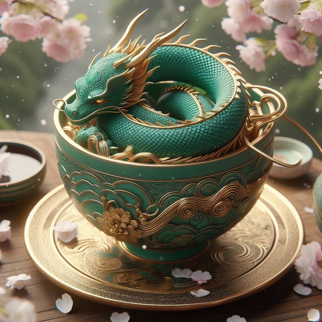 Jade Dragon Tea II