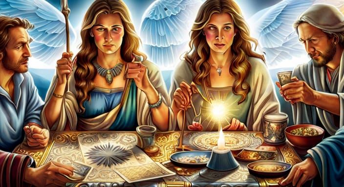 Tarot Becoming Real People Entities 2D to 3D Insanely UltraH...