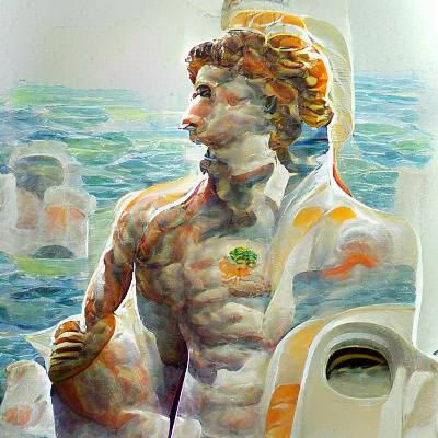 michelangelo's david at sea