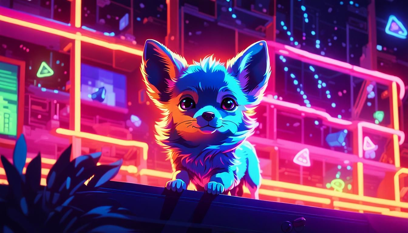 little extremely cute fox chihuahua hybrid animal, very cute...