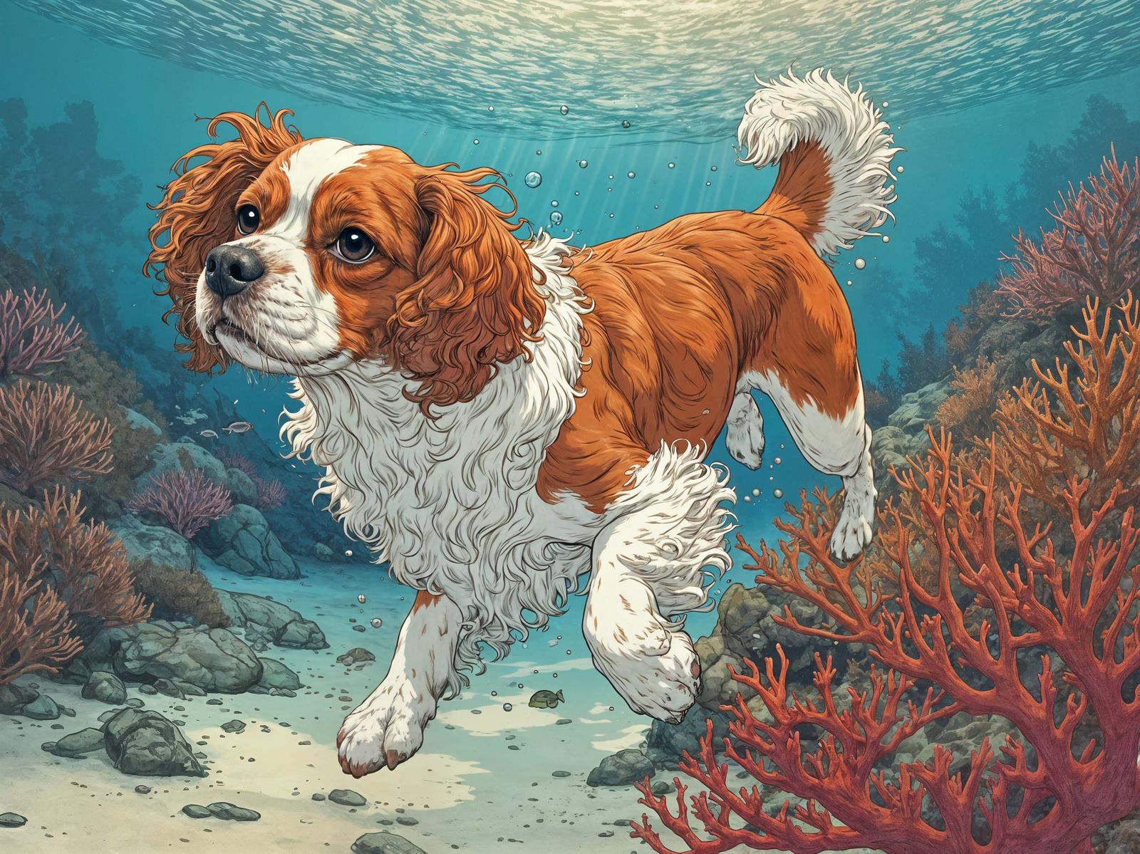 Underwater Canine